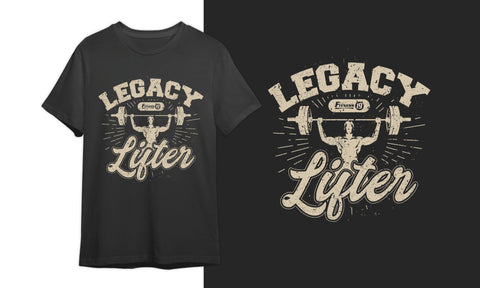 Legacy Lifter - FITNESS19 LIFE STYLE TEE - PROMO - no minimums