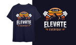 Elevate Everyday 2 - FITNESS19 LIFE STYLE TEE - PROMO - no minimums