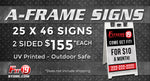 A-Frame Sign