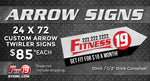 Arrow "Twirler" Sign