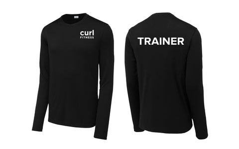 CURL FITNESS Black Long sleeve Tee - ST420LS