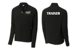 CURL FITNESS Black Fleece Zip Up Jacket - ST560