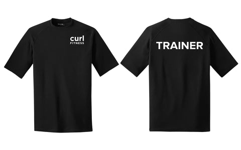 CURL FITNESS Black Tee- ST700