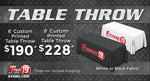 Table Throw / Table Sign