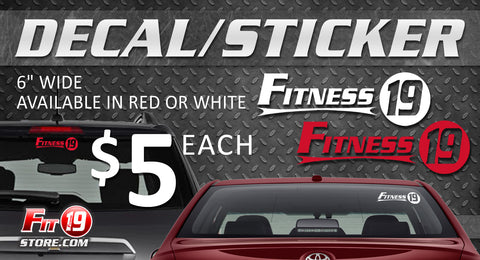 Decal / Sticker - Fitness 19