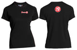 LADIES LST350 SPORT-TEK DRY ZONE SHORT SLEEVE RAGLAN T-SHIRT (XS - XL)