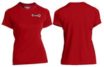 LADIES LST350 SPORT-TEK DRY ZONE SHORT SLEEVE RAGLAN T-SHIRT (XS - XL)