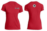 LADIES LST700 SPORT-TEK ULTIMATE CREW PERFORMANCE V-NECK T-SHIRT (SOME SIZE MAY BE SUBBED FOR LST353 IF OUT OF STOCK) (XS - XL)