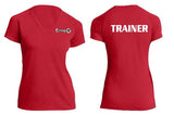 LADIES LST700 SPORT-TEK ULTIMATE CREW PERFORMANCE V-NECK T-SHIRT (SOME SIZE MAY BE SUBBED FOR LST353 IF OUT OF STOCK) (XS - XL)