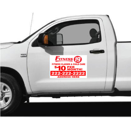 Vehicle Magnet Signs - (Sold by the Pair)