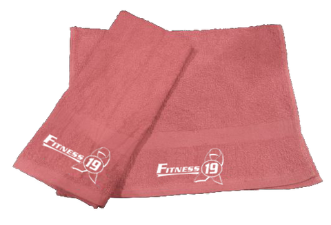 PINK  " Breast Cancer Awareness" TOWEL - WHITE INK